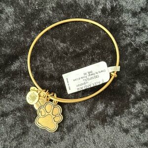 New Alex & Ani Prints of Love Charity Gold  Bracelet